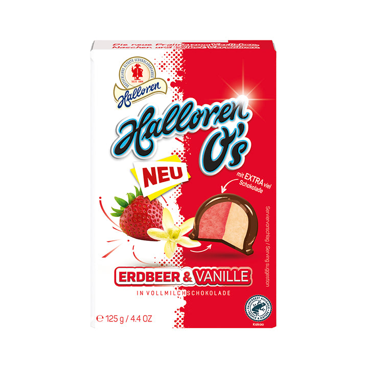 Halloren Kugeln Erdbeer & Vanille 125g