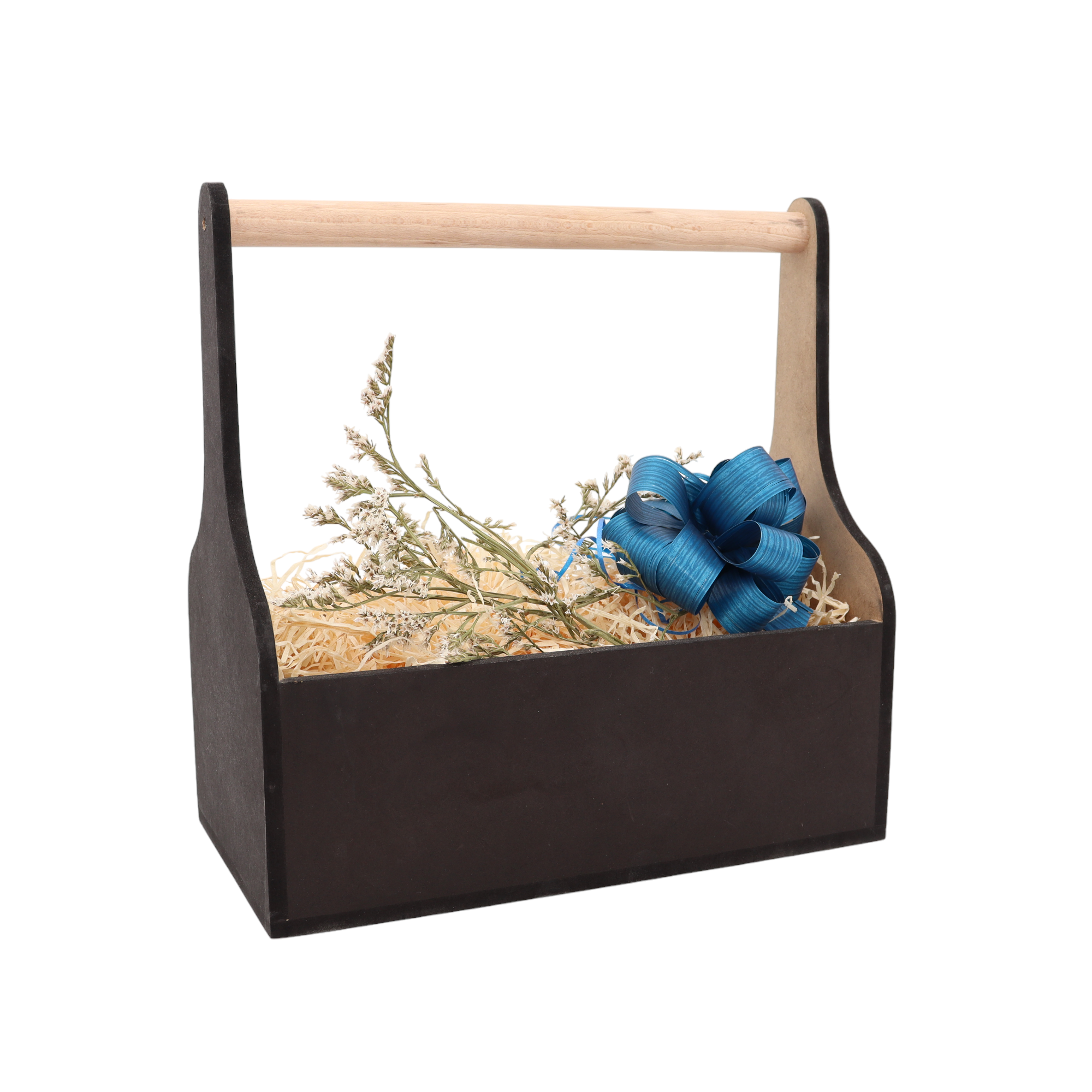 Schwarze Werkzeugkiste zum selbst Packen - mittel