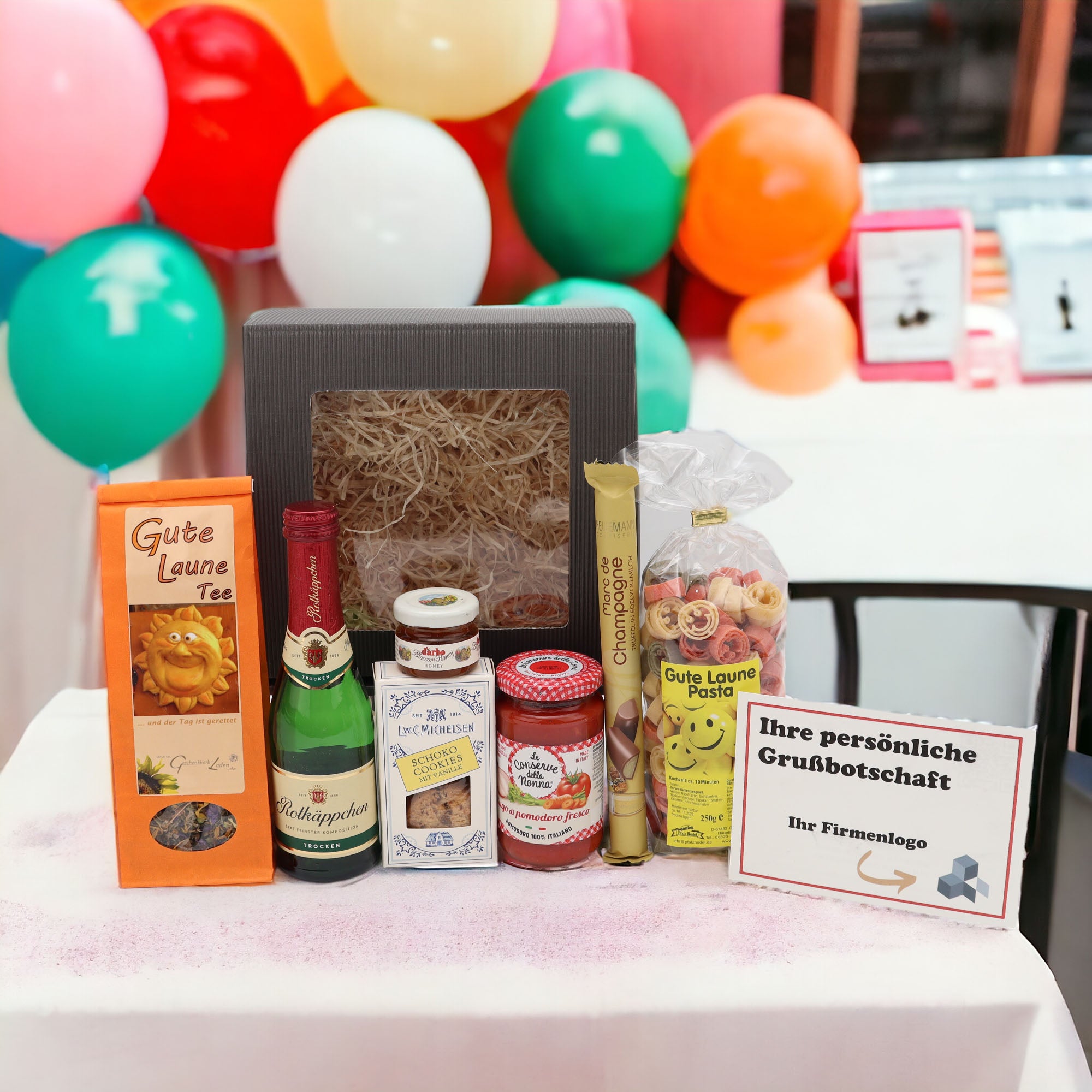 Dankeschön Box mit Sekt