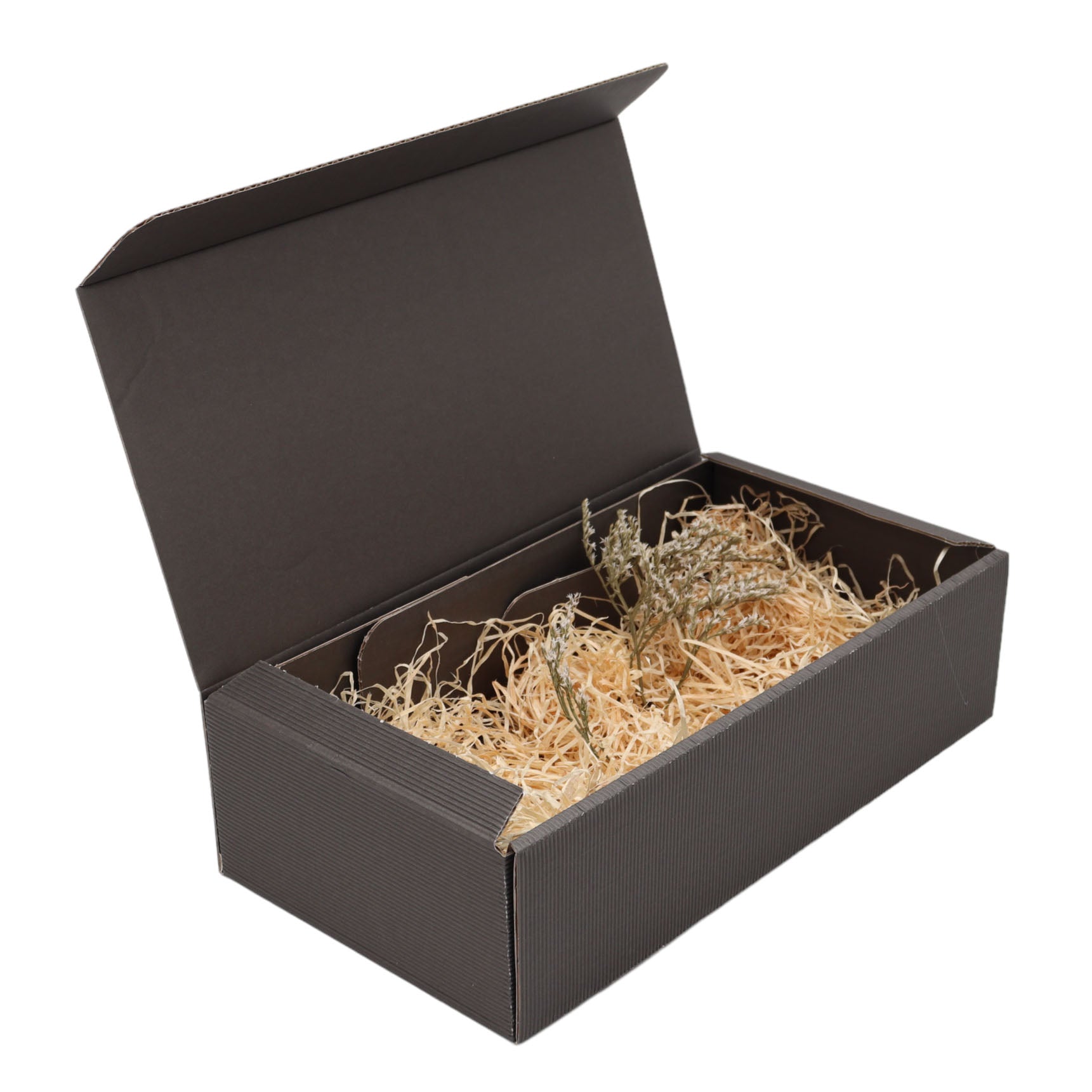 Geschenkkarton Anthrazit 36 x 19 x 9cm