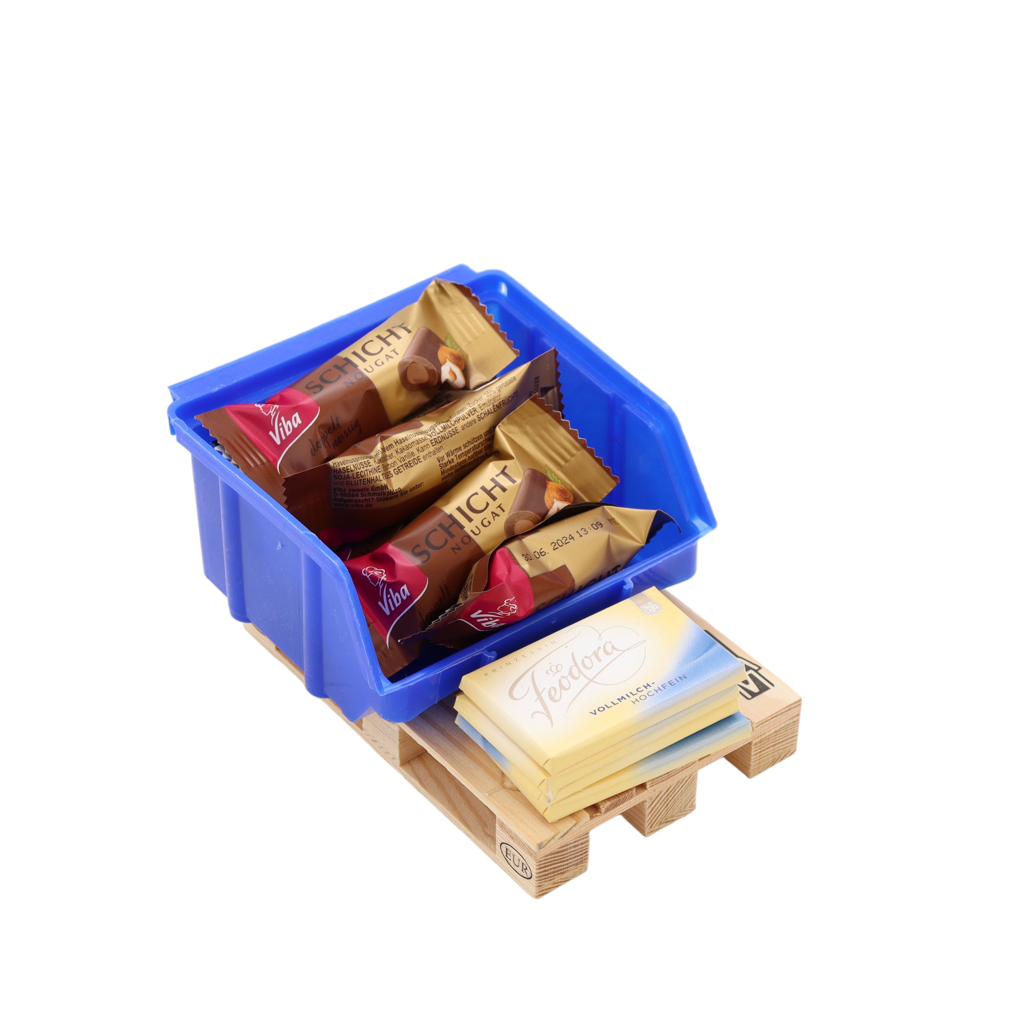 Präsent auf Palette süß