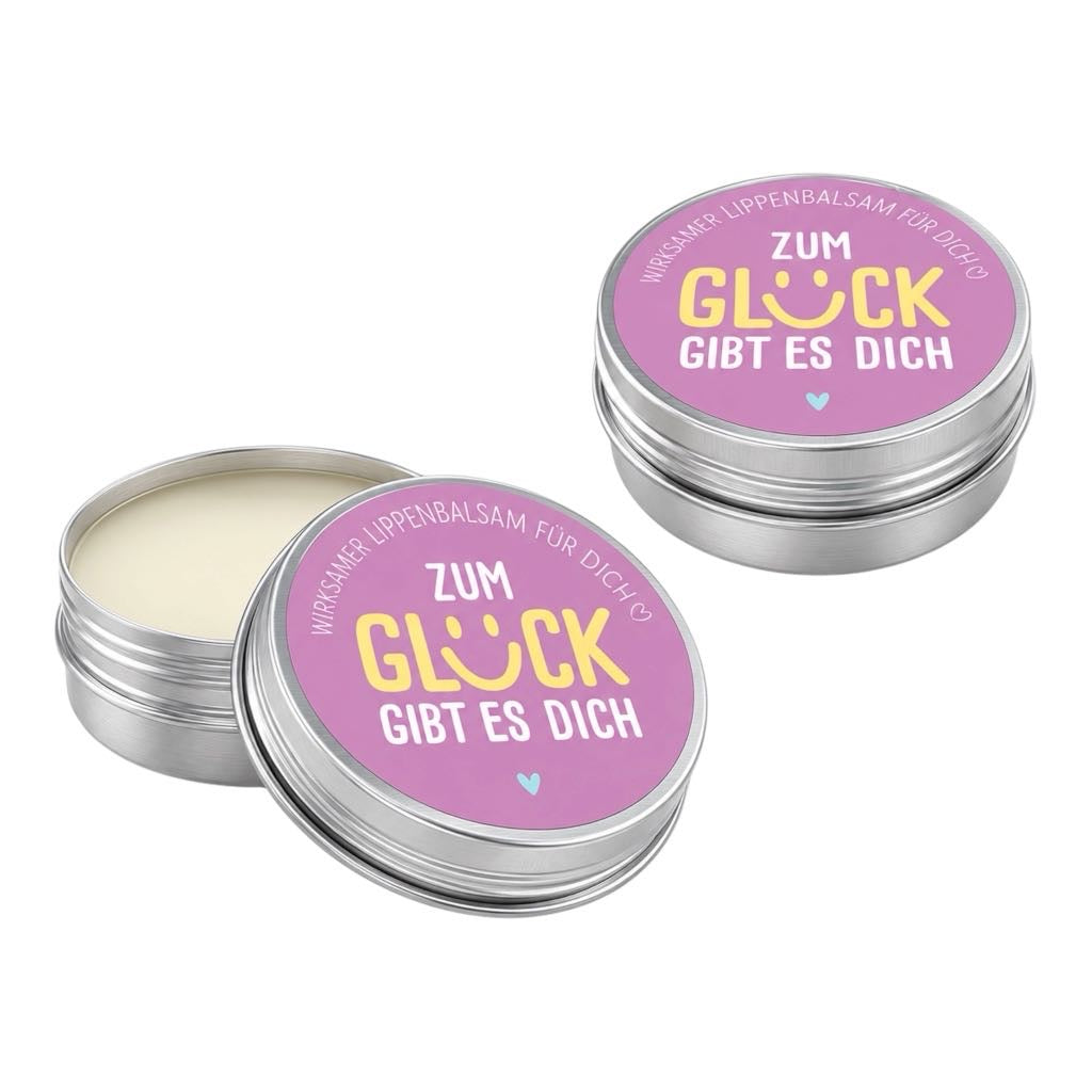 Naturkosmetik Lippenbalsam "Zum Glück gibt es Dich" 10g