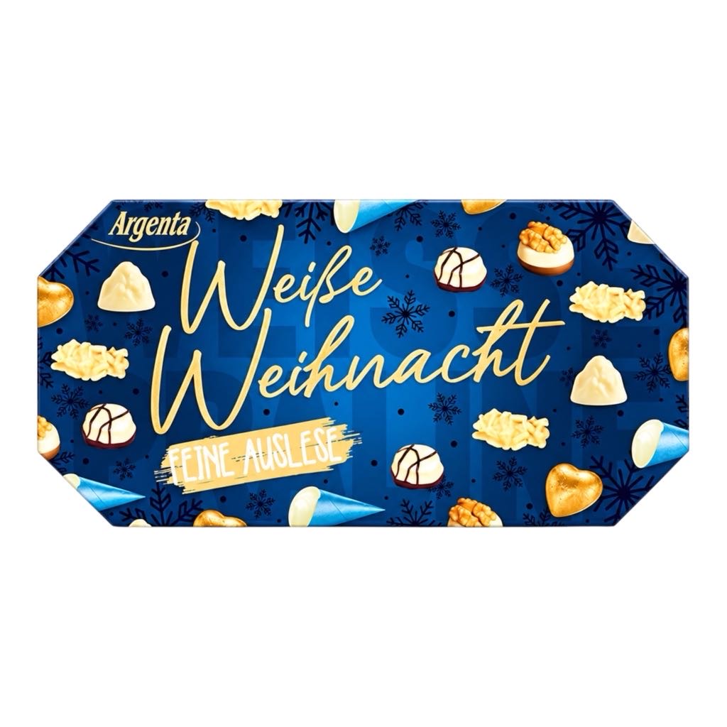 Argenta Weiße Weihnachten Pralinen 173g
