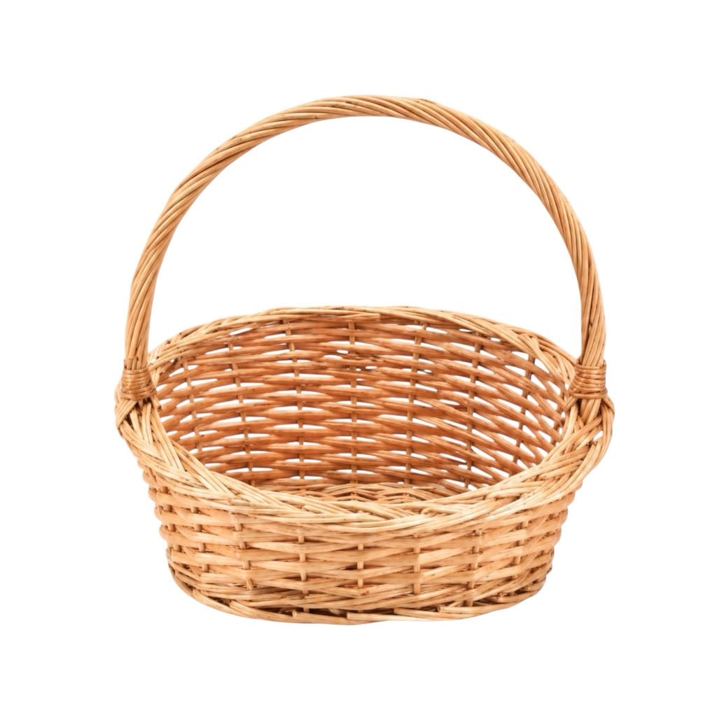 Geschenkkorb, braun, 26 x 23 x 26 cm