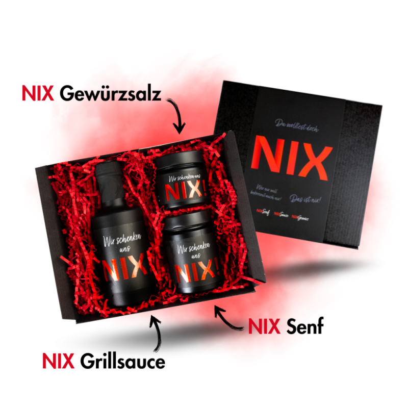 Geschenkbox "Wir schenken uns nix"