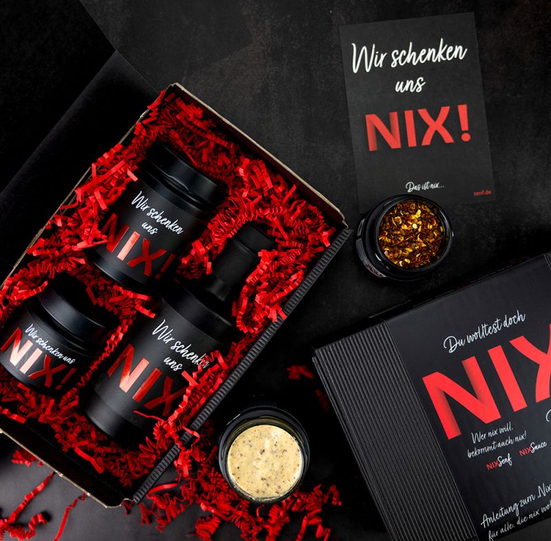 Geschenkbox "Wir schenken uns nix"