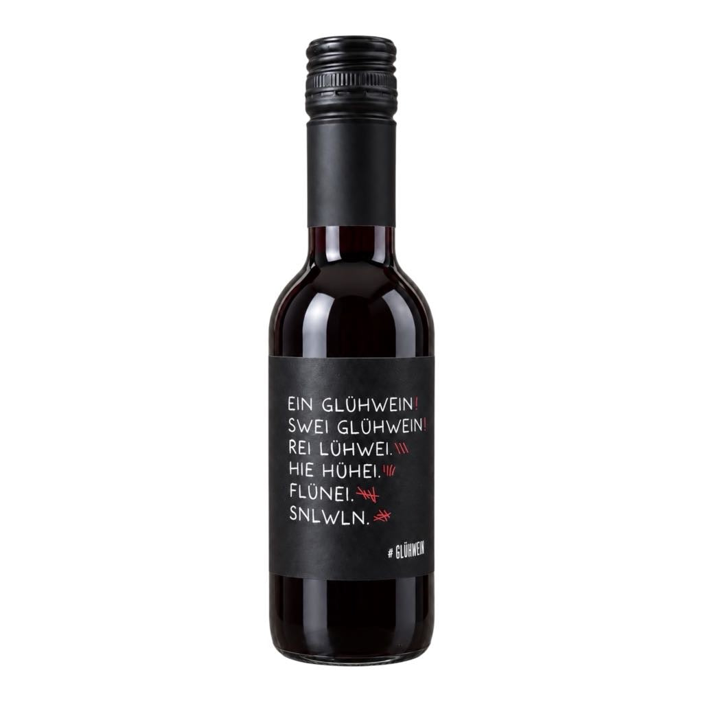Glühwein rot - "Ein Glühwein, swei Glühwein, rei Lühwei" 0,25l