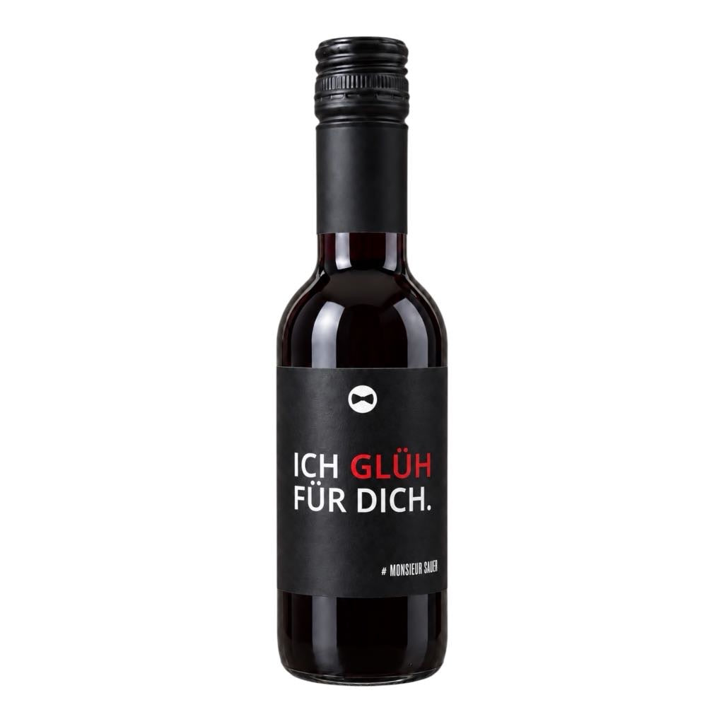 Glühwein rot - "Ich glüh für dich" 0,25l