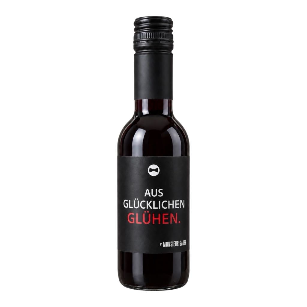 Glühwein rot - "Aus glücklichen Glühen" 0,25l