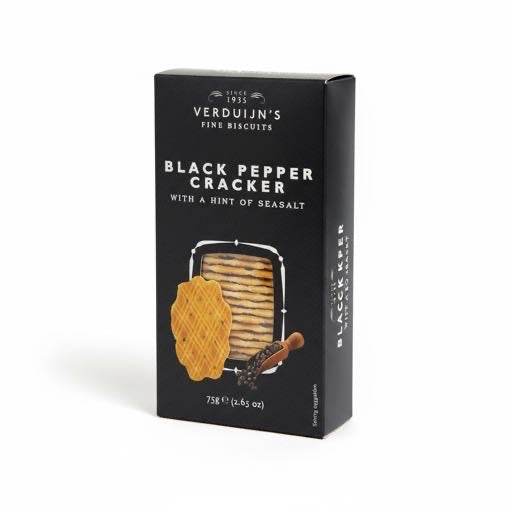 Verduijn's Black Pepper Cracker Cracker 75g