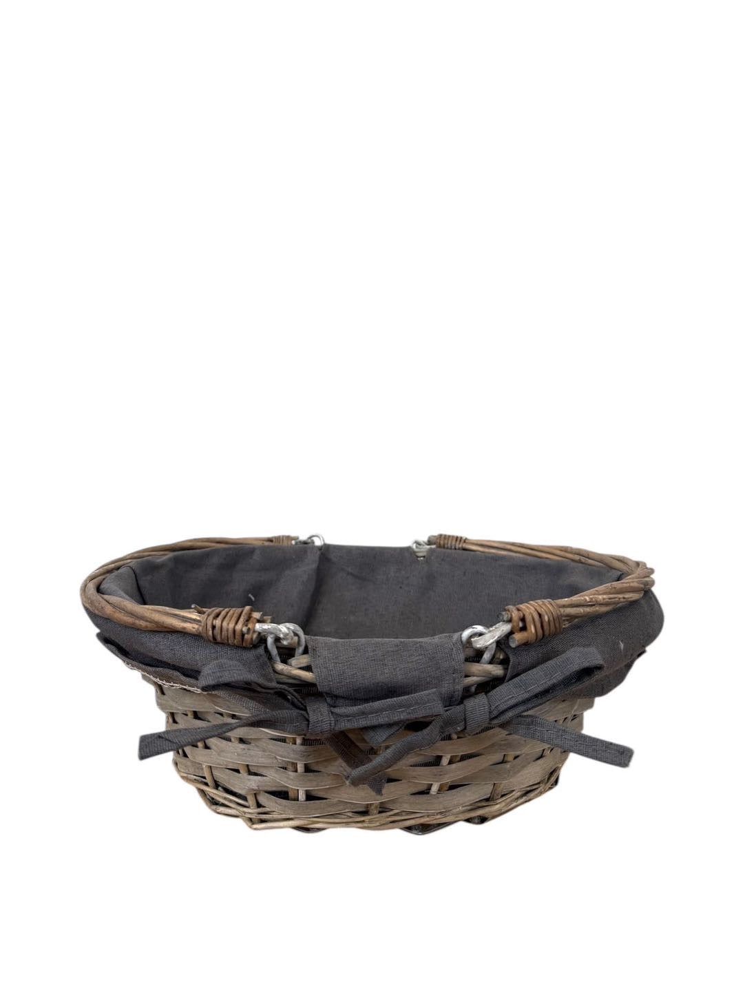 Klappbügelkorb grau 30 x 25 x 12 cm