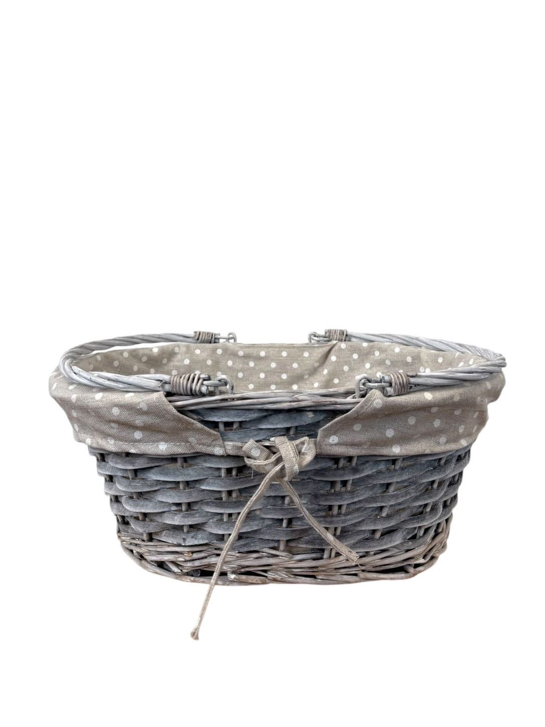 Klappbügelkorb grau 37 x 28 x 15 cm