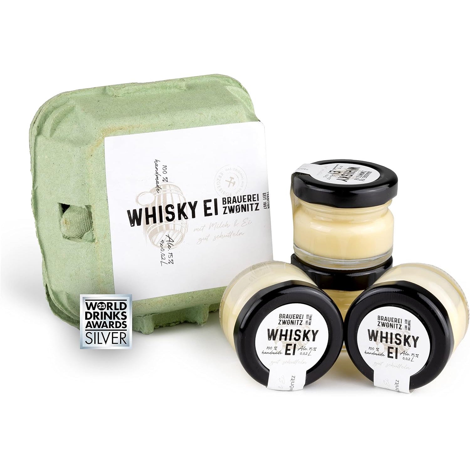 4er Whisky-Ei 4 x 20ml