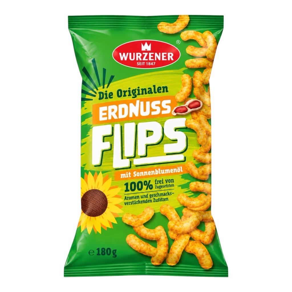 Wurzener Erdnussflips 180g