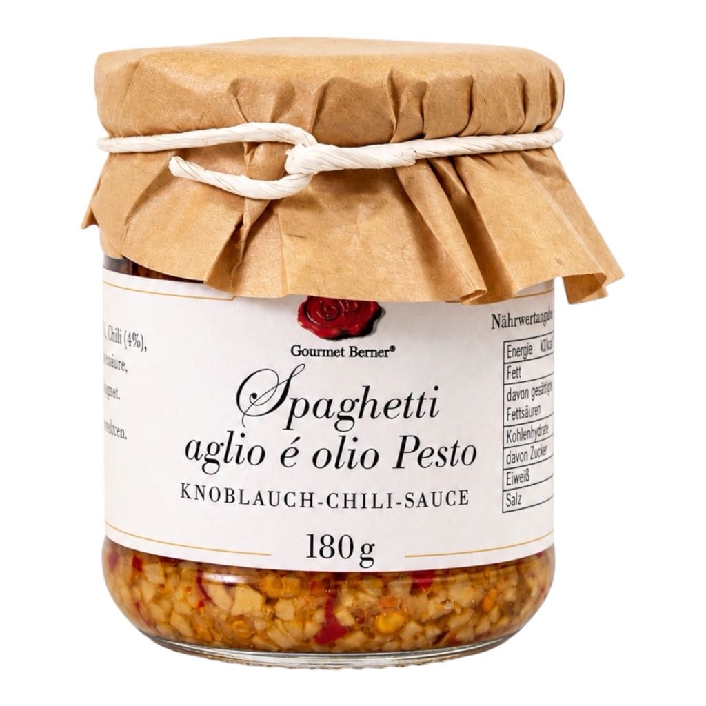 Pesto Spaghetti aglio é olio