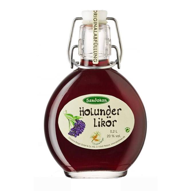 Holunderlikör in Bügelflasche 200ml