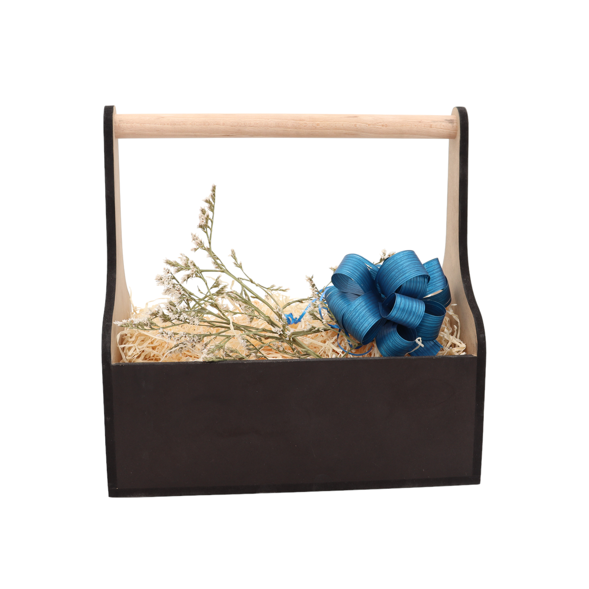 Geschenkkorb / Präsentkorb Schwarze Werkzeugkiste zum selbst Packen - mittel Bild1