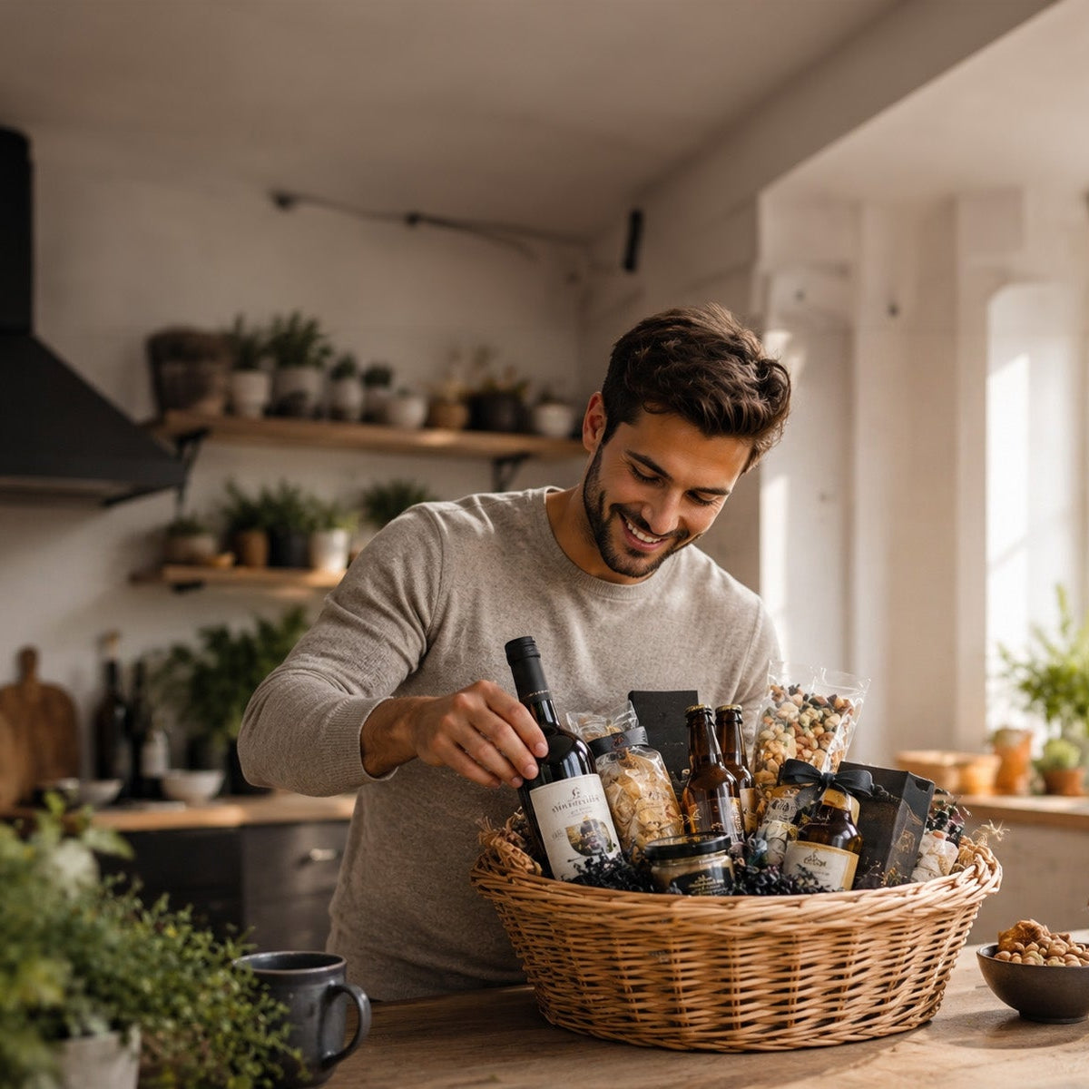 Geschenkkorb für Männer