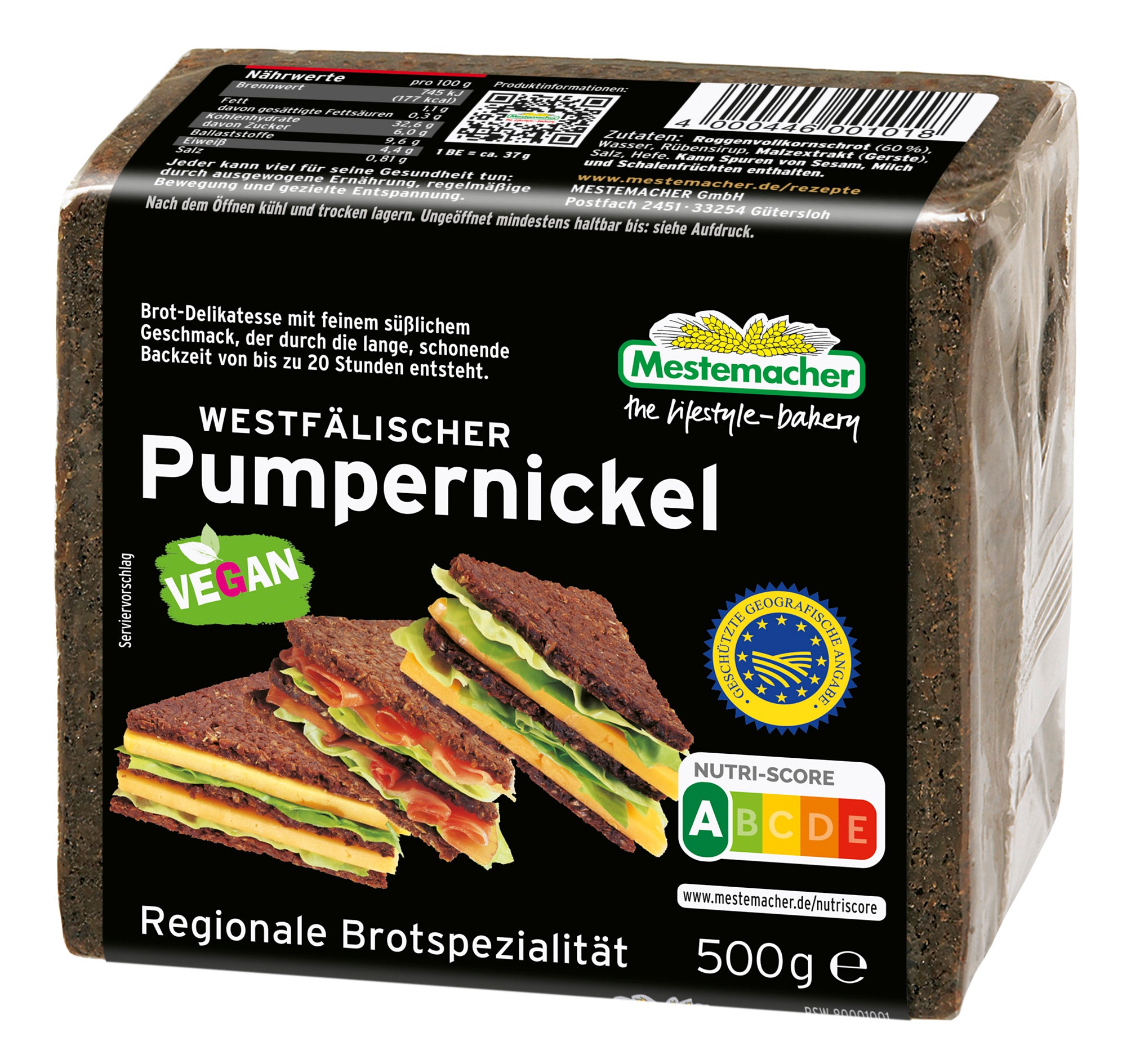 Westfaelischer Pumpernickel 500g