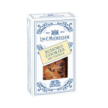 L.W.C. Michelsen Butterkekse Schoko Cookies mit Vanille 50g
