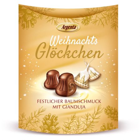 Weihnachtsglöckchen aus Vollmilchschokolade 100g