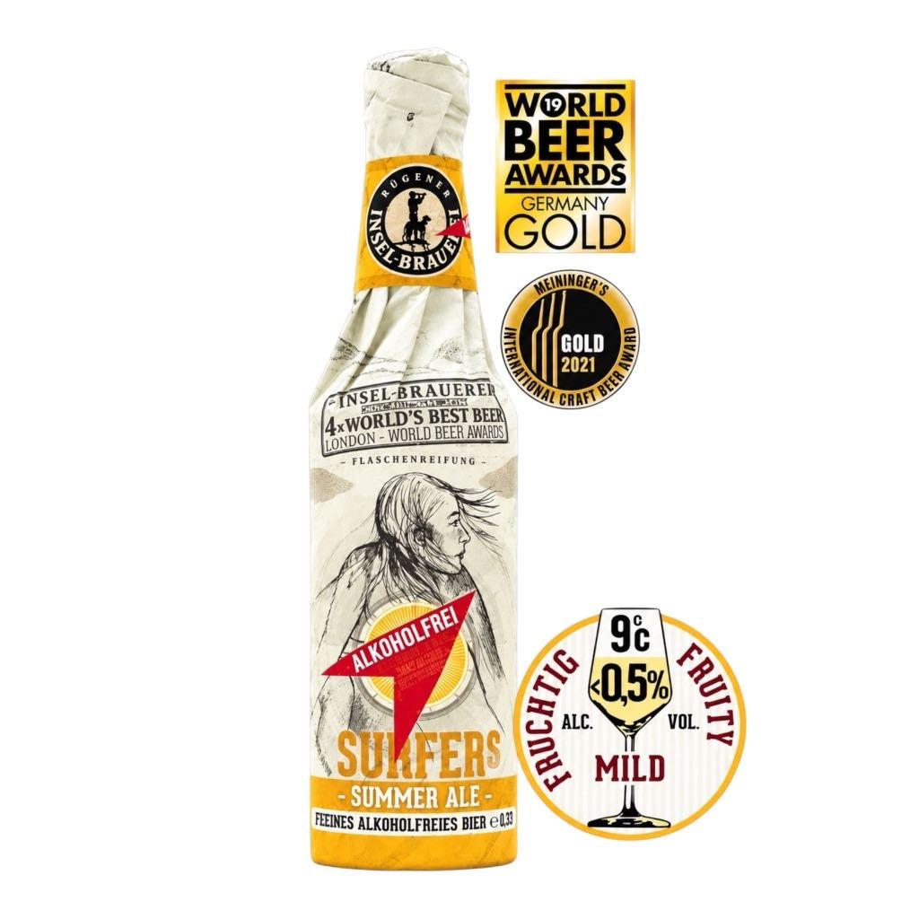 Rügener Inselbrauerei Surfers Summer Ale alkoholfrei 0,33l