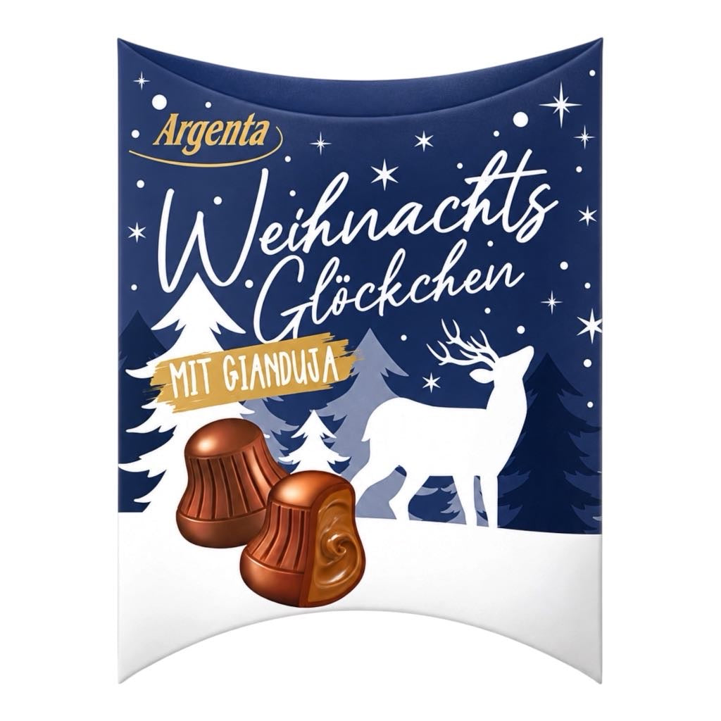 Argenta Weihnachtsglöckchen aus Vollmilchschokolade 100g
