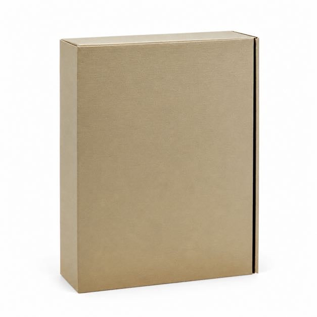 Geschenkkarton gold-bronze 36 x 26 x 10cm