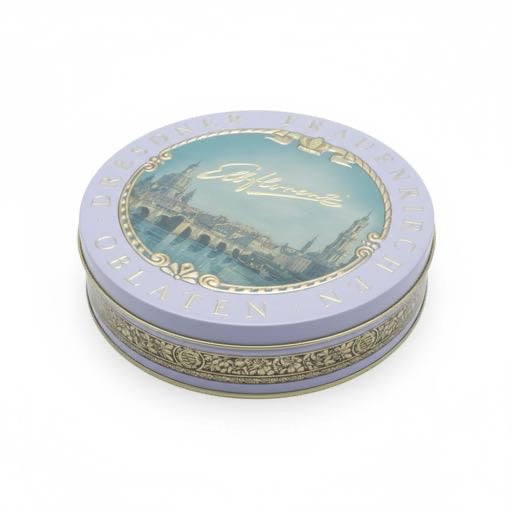 Dresdner Frauenkirchen Oblaten Blechdose 135g