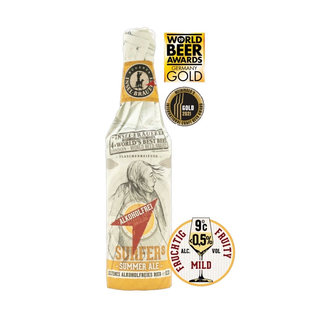 Rügener Inselbrauerei Surfers Summer Ale alkoholfrei 0,33l
