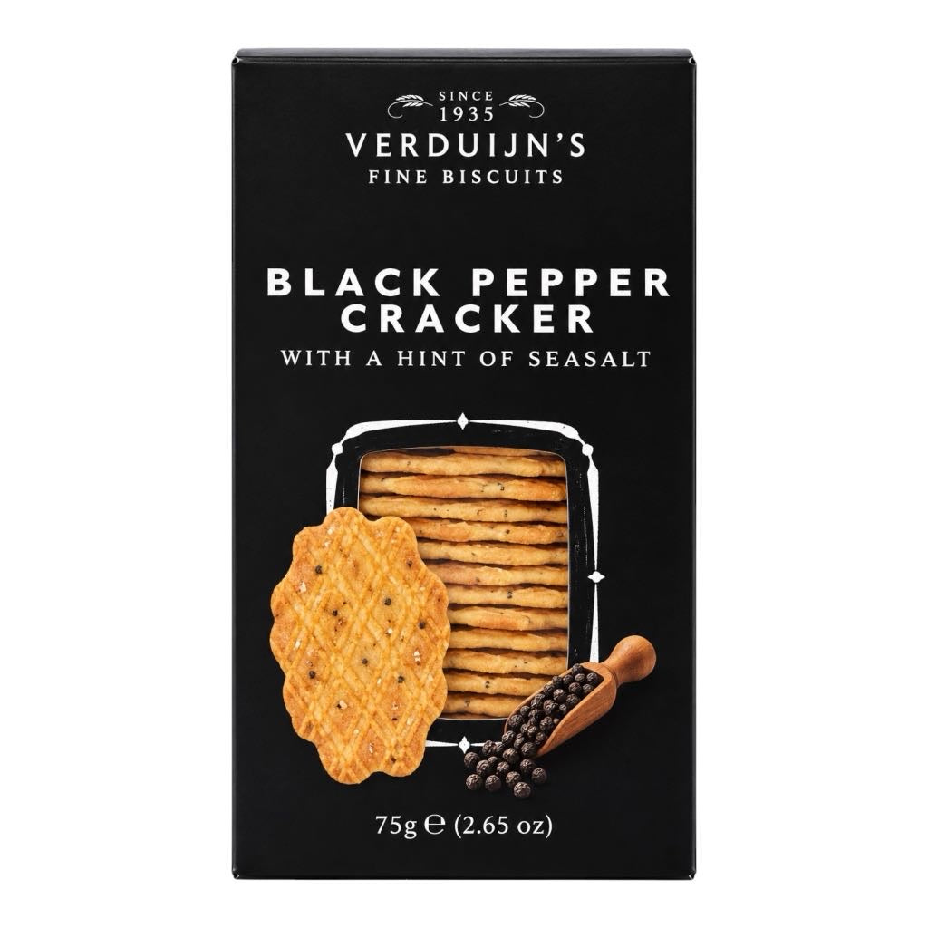 Verduijn's Black Pepper Cracker Cracker 75g