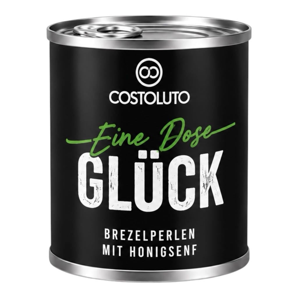 "Eine Dose Glück" Brezelperlen 60g