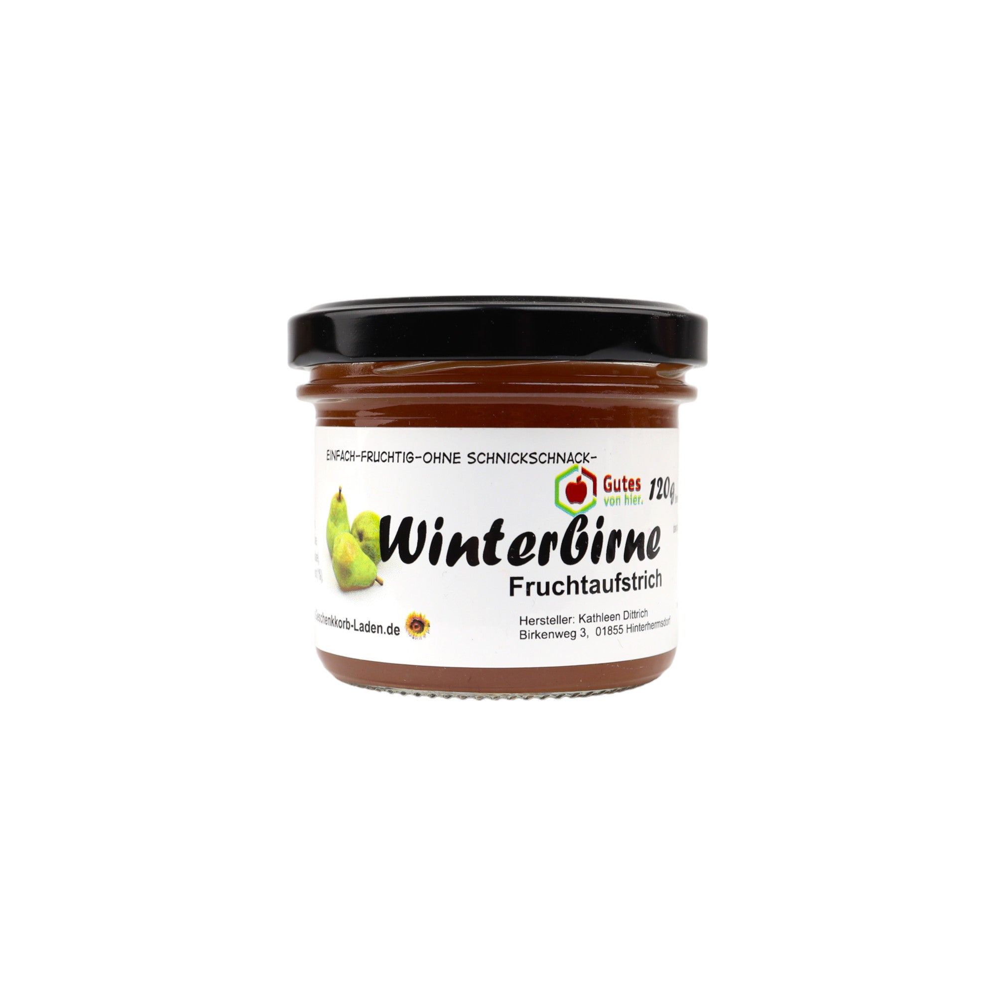 Winter Fruchtaufstrich mit Birne 120g