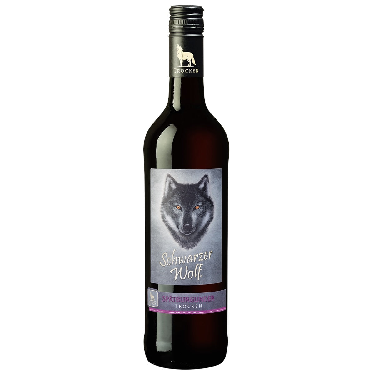 Schwarzer Wolf Spätburgunder Rotwein trocken 0,75l